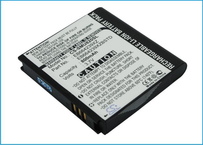 Li-ion Battery fits Samsung, Reality U820, Sch-u820 3.7V, 800mAh Mobile & SmartPhone Cameron Sino Technology Limited (Suspended)