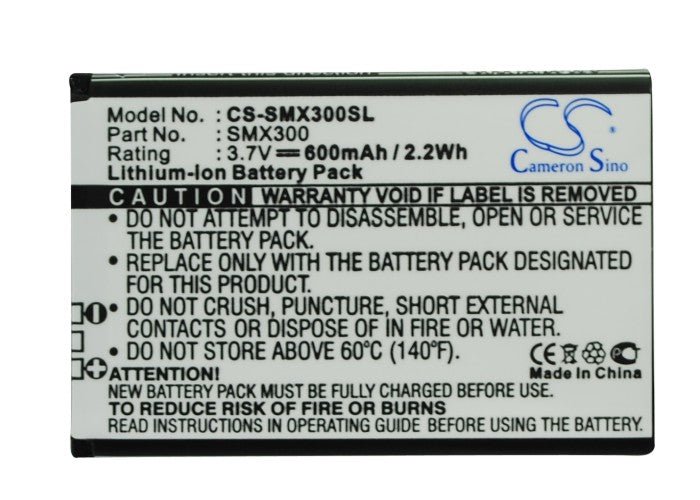 Li-ion Battery fits Samsung, X300 3.7V, 600mAh Mobile & SmartPhone Cameron Sino Technology Limited