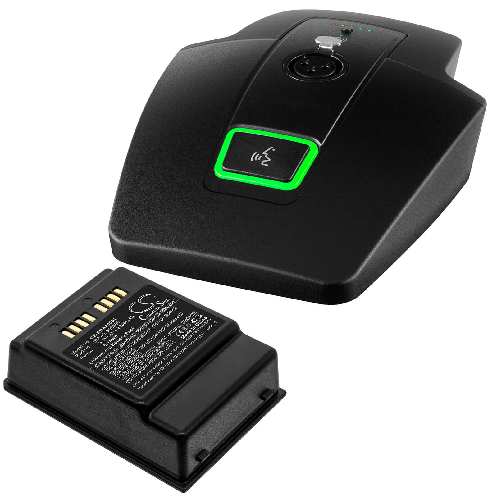 Li-ion Battery fits Sennheiser, Sl 133-s Dw, Sl 133-s Dw Tablestand 3.7V, 2200mAh / 8.14Wh Wireless Headset Cameron Sino Technology Limited