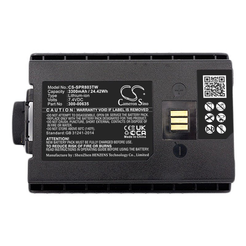 Li-ion Battery fits Sepura, Sc20, Sc2020, Sc2024 7.4V, 3300mAh Two-Way Radio Cameron Sino Technology Limited
