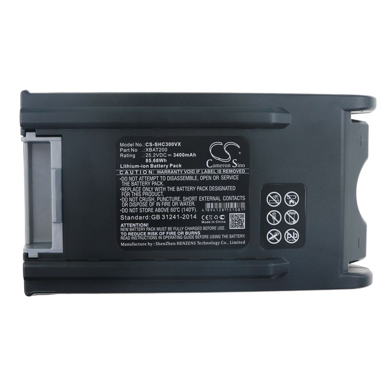 Li-ion Battery fits Shark, F30, Ic200c 25.2V, 3400mAh Vacuum Cameron Sino Technology Limited