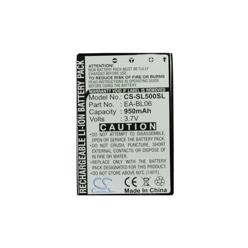 Li-ion Battery fits Sharp, Zaurus C750, Zaurus C760, Zaurus Sl-5000 3.7V, 900mAh PDA & Pocket PC Cameron Sino Technology Limited