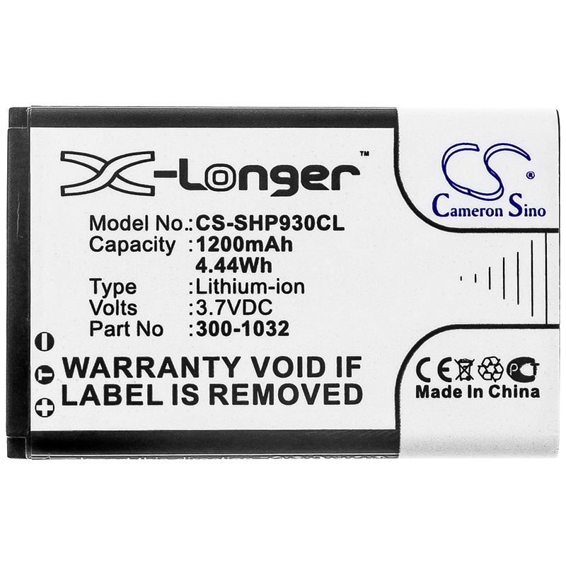 Li-ion Battery fits Shoretel, Ip930d 3.7V, 1200mAh Cordless Phone Cameron Sino Technology Limited