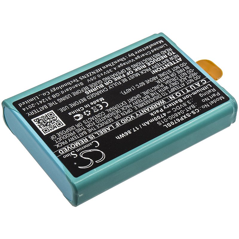Li-ion Battery Fits Socketmobile, Sonim Xp6, Sonim Xp6700 3.8v, 4700mah Mobile & SmartPhone Cameron Sino Technology Limited