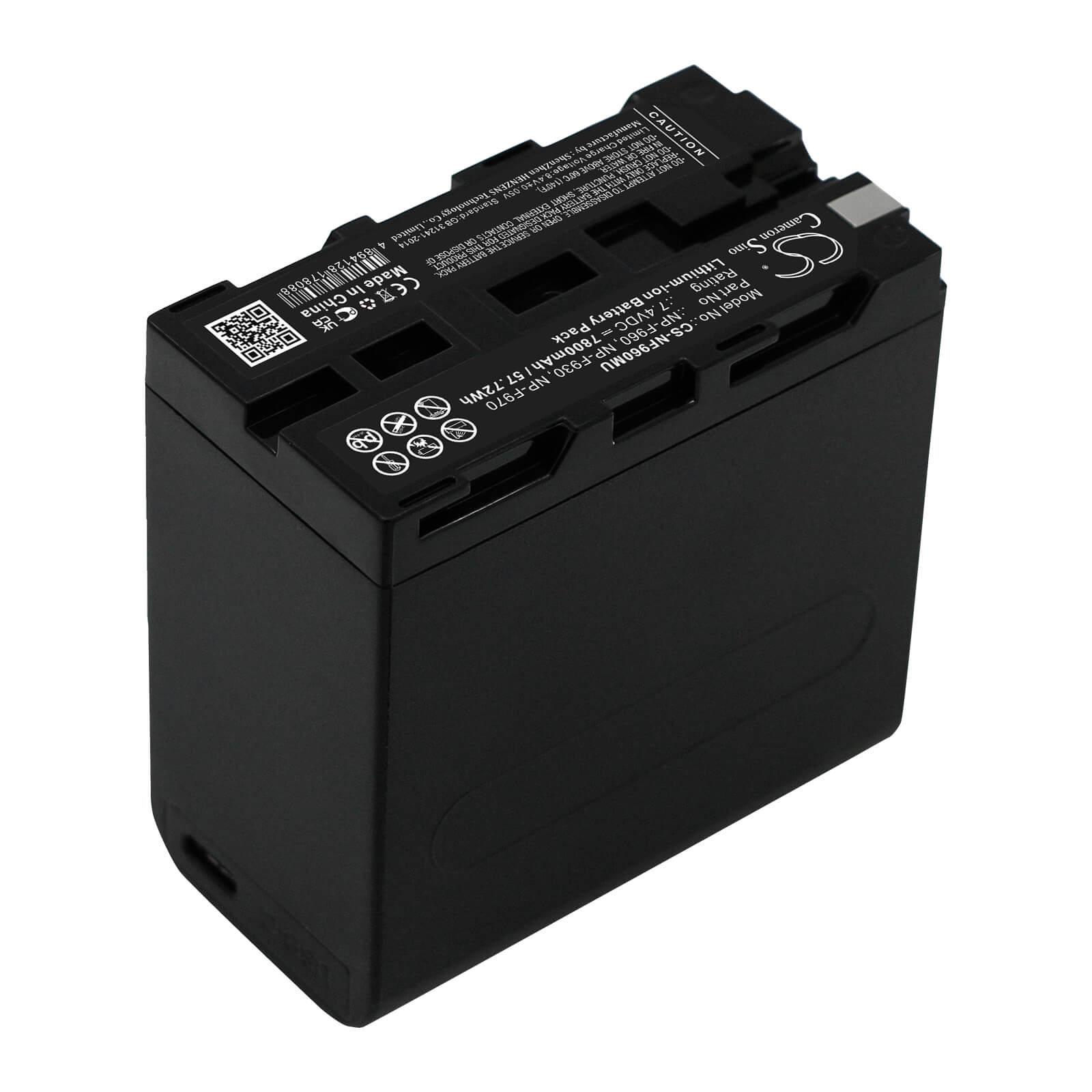 Li-ion Battery fits Sound Devices, 633 Mixer, Pix 240i 7.4V, 7800mAh / 57.72Wh Camera Cameron Sino Technology Limited