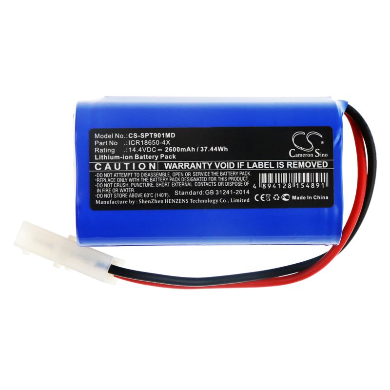 Li-ion Battery fits Spring, Ecg-902a 14.4V, 2600mAh Medical Cameron Sino Technology Limited