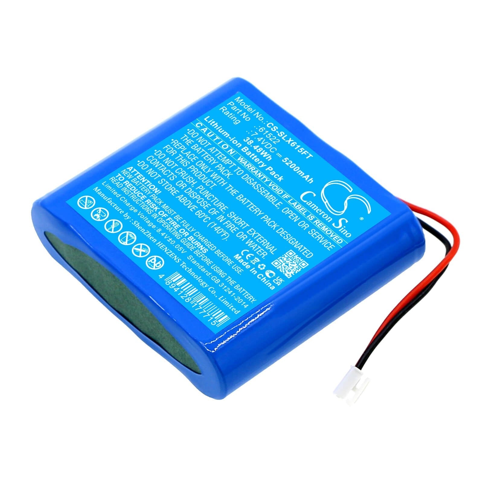 Li-ion Battery fits Streamlight, Beartrap 7.4V, 5200mAh / 38.48Wh Flashlight Cameron Sino Technology Limited