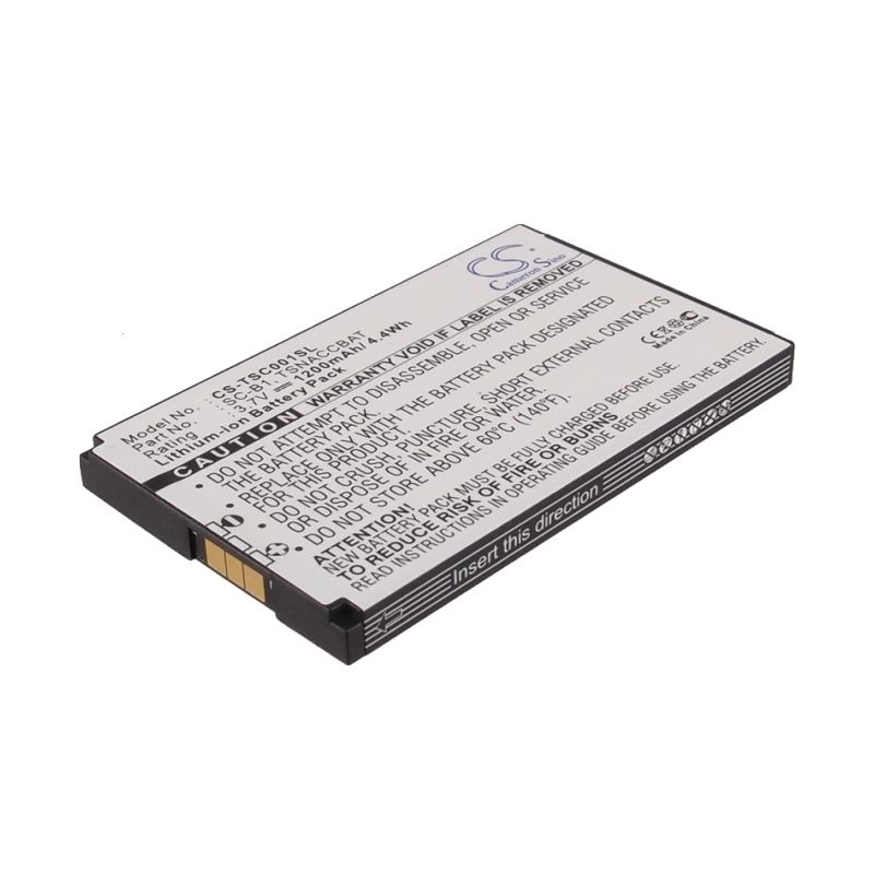 Li-ion Battery Fits Terrestar, Genus 3.7v, 1200mah PDA & Pocket PC Cameron Sino Technology Limited