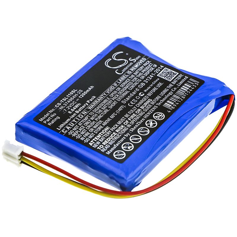 Li-ion Battery fits Tosight, Tsel-110 7.2V, 1200mAh Equipment & Survey & Test Cameron Sino Technology Limited