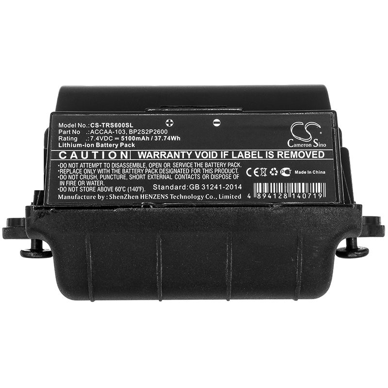 Li-ion Battery fits Trimble, Rugged Tablet Yellow 80gb, Yma-fys6as-00 7.4V, 5100mAh Tablet Cameron Sino Technology Limited