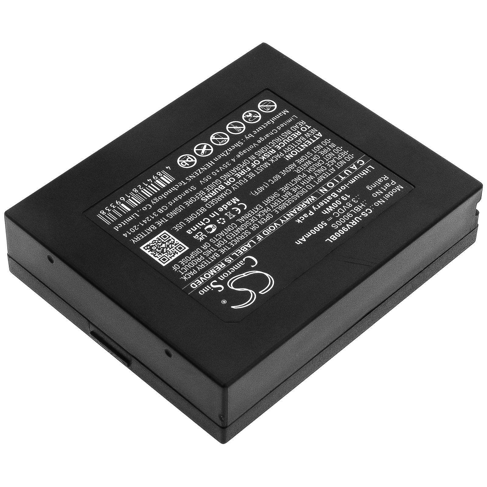 Li-ion Battery fits Urovo, I9000s 3.8V, 5000mAh Barcode Scanner Cameron Sino Technology Limited