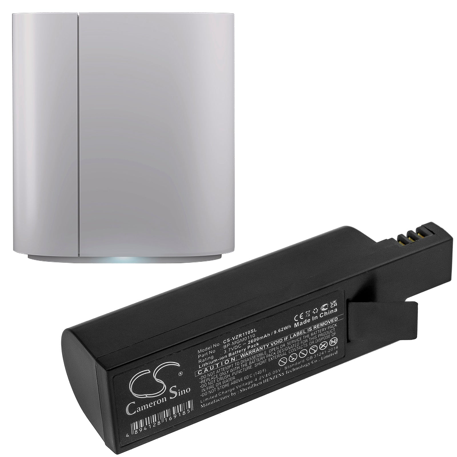 Li-ion Battery fits Verizon, Smarthub Router 3.7V, 2600mAh Hotspot Cameron Sino Technology Limited