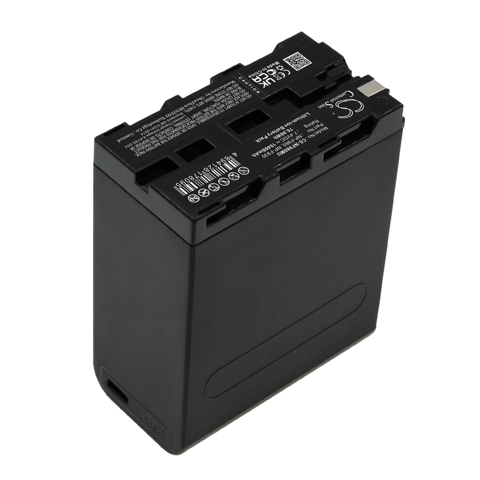 Li-ion Battery fits Video Devices, 4k Recording Monitors, Pix 240i 7.4V, 10400mAh / 76.96Wh Camera Cameron Sino Technology Limited