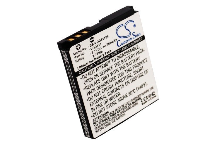 Li-ion Battery fits Vodafone, 411, Vf411 3.7V, 750mAh Mobile & SmartPhone Cameron Sino Technology Limited