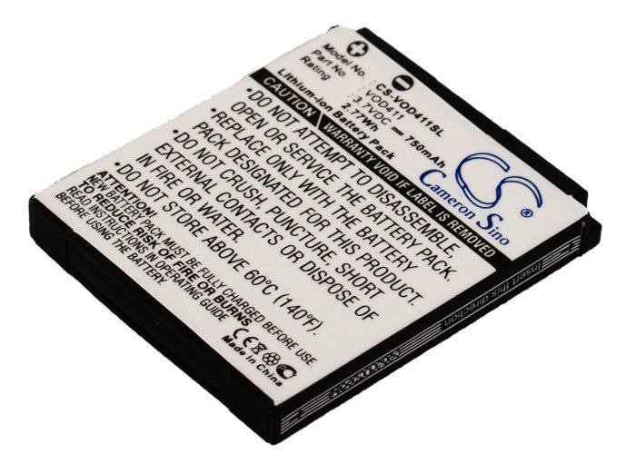 Li - ion Battery fits Vodafone, 411, Vf411 3.7V, 750mAh - Batterybuyer.ca