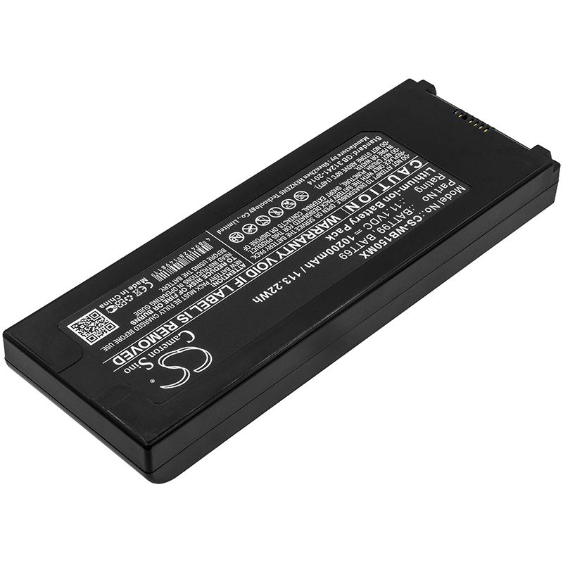 Li-ion Battery fits Welch-allyn, Connex 6000 Vital Signs Monitor, Connex Spot 11.1V, 10200mAh Medical Cameron Sino Technology Limited