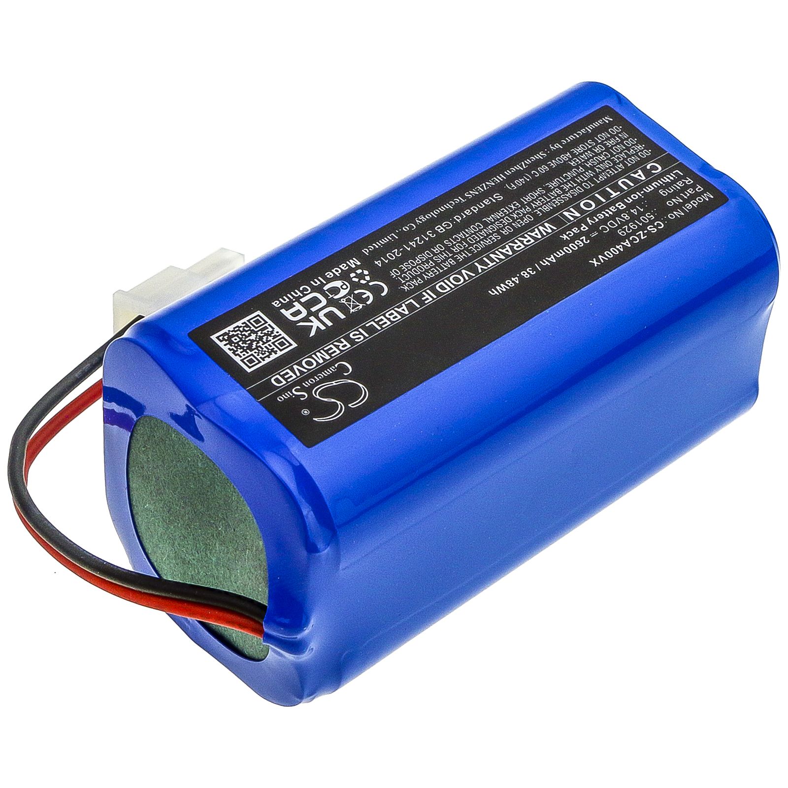 Li-ion Battery fits Zaco, A4s, A6, A8s 14.8V, 2600mAh Vacuum Cameron Sino Technology Limited