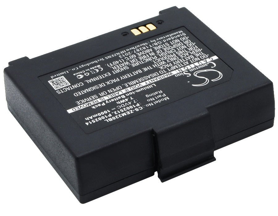 Li-ion Battery fits Zebra, Em 220, Em 220 Mobile Printer 7.4V, 1000mAh Portable Printer Cameron Sino Technology Limited