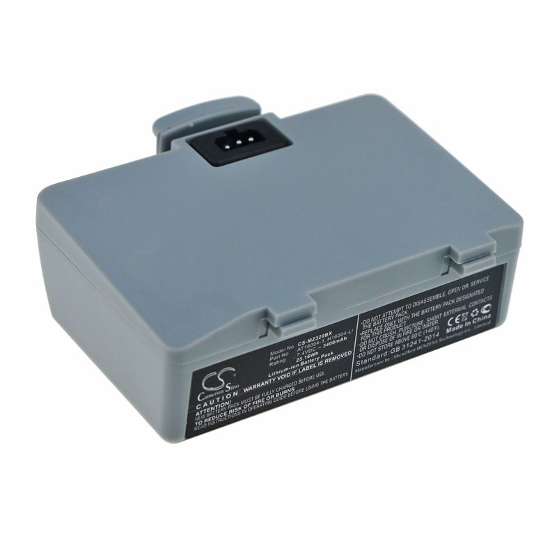 Li-ion Battery fits Zebra, Ql220, Ql220 Plus 7.4V, 3400mAh Barcode Scanner Cameron Sino Technology Limited