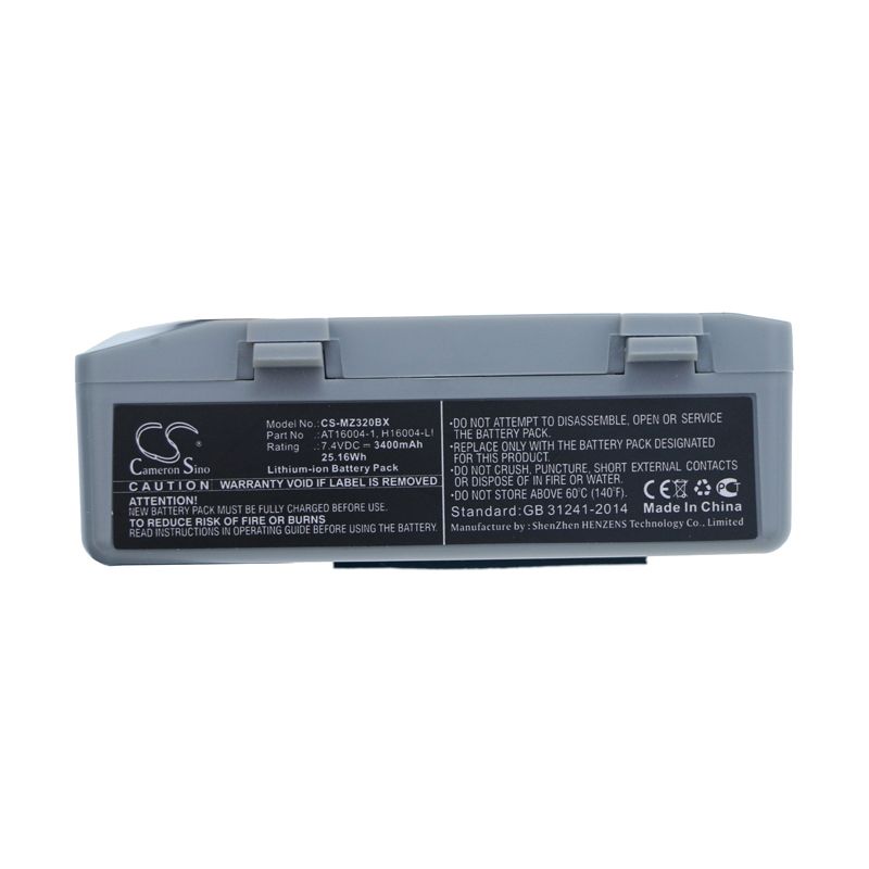 Li-ion Battery fits Zebra, Ql220, Ql220 Plus 7.4V, 3400mAh Barcode Scanner Cameron Sino Technology Limited