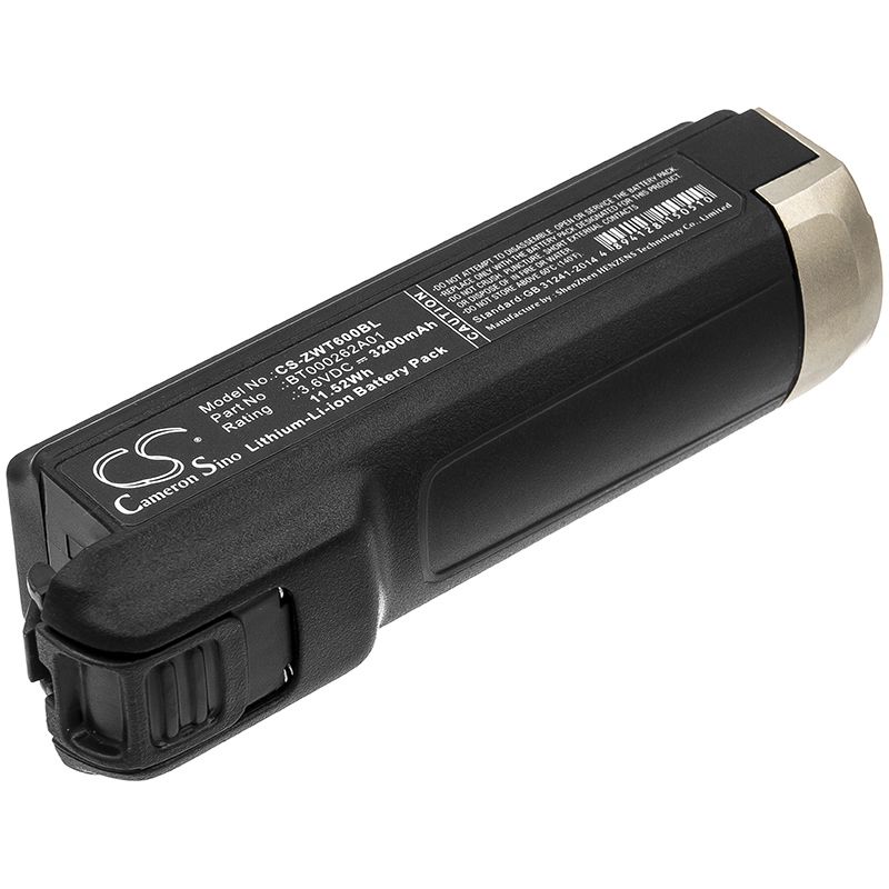 Li-ion Battery fits Zebra, Rs6000, Wt6000 3.6V, 3200mAh Barcode Scanner Cameron Sino Technology Limited