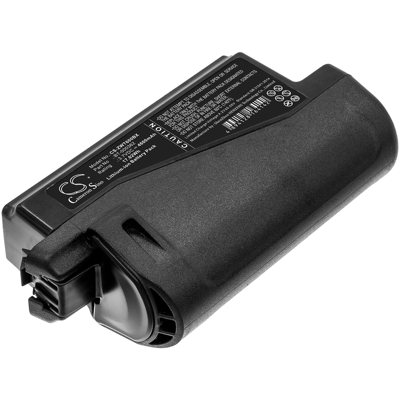 Li-ion Battery fits Zebra, Rs6000, Wt6000 3.7V, 4600mAh Business Cameron Sino Technology Limited (Suspended)