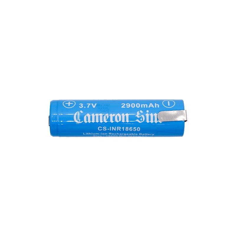 Li-ion Battery Includes 2pcs Pack With Solder Tabs 3.7v, 2900mah 18650 Cameron Sino Technology Limited