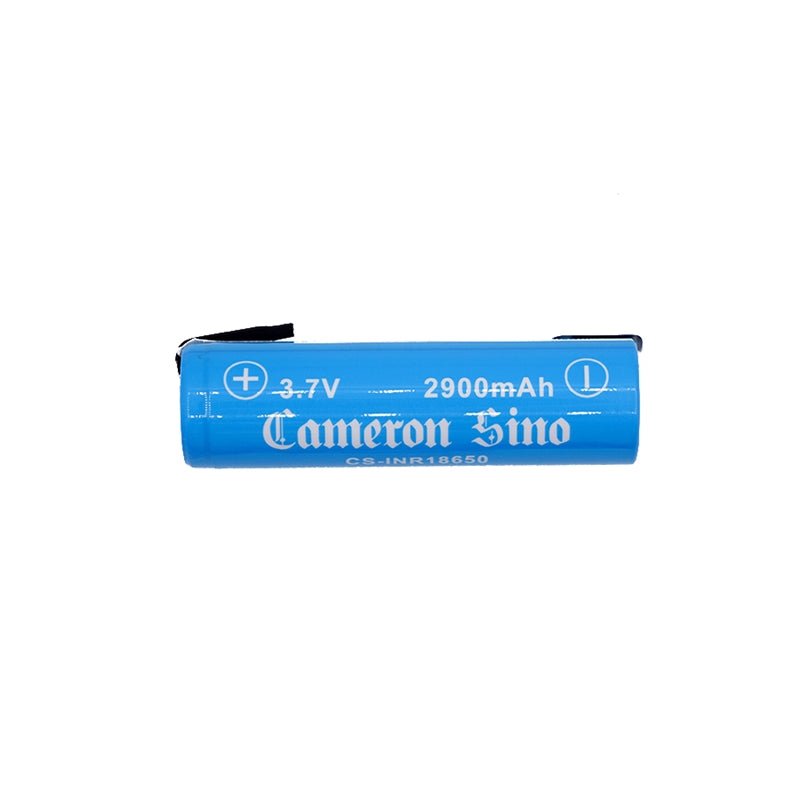 Li-ion Battery Includes 2pcs Pack with With Tabs 3.7V, 2900mAh 18650 Cameron Sino Technology Limited
