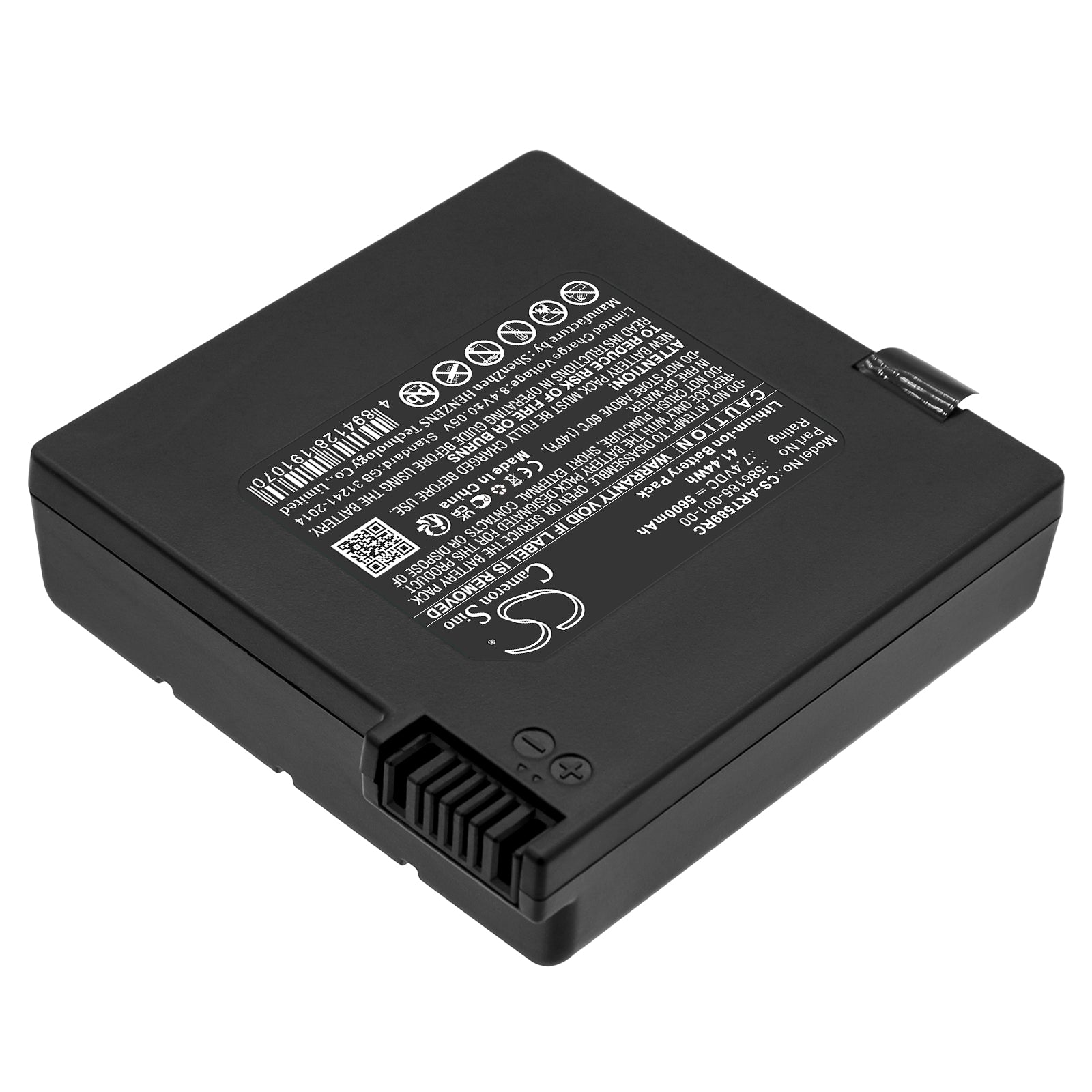 Li-ion, Cable Modem Battery fits Frontier Nvg589, At&t Nvg599 Gateway, 7.4V, 5600mAh Cable Modem Cameron Sino Technology Limited