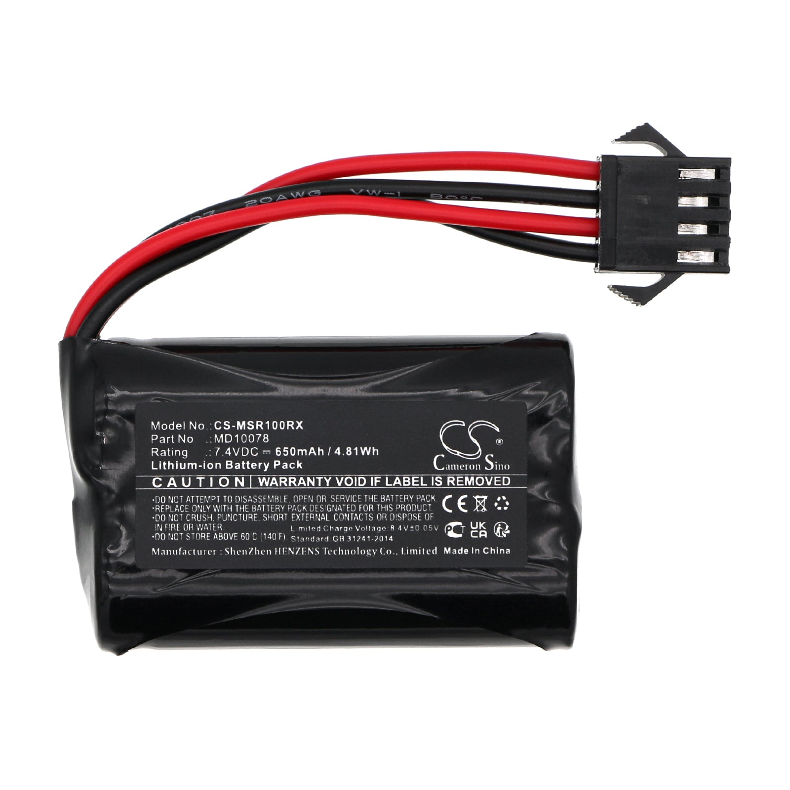Li-ion, Cars Battery fits Modster Vector Sr28, Vector Sr30, 7.4V, 650mAh Cars Cameron Sino Technology Limited