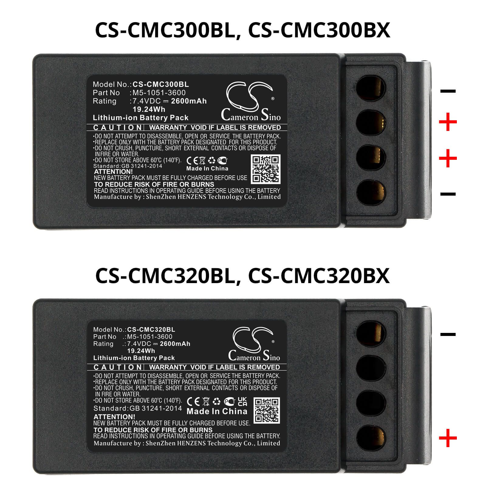 Li-ion Crane Remote Battery fits Cavotec, M9-1051-3600 Ex, Mc-3, Mc-3000 Crane Remote Control Cameron Sino Technology Limited