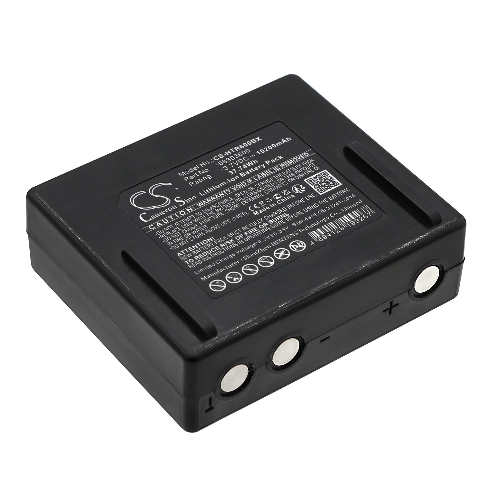 Li-ion, Crane Remote Control Battery fits Hetronic Nova Xxl, 3.7V, 10200mAh Crane Remote Control Cameron Sino Technology Limited