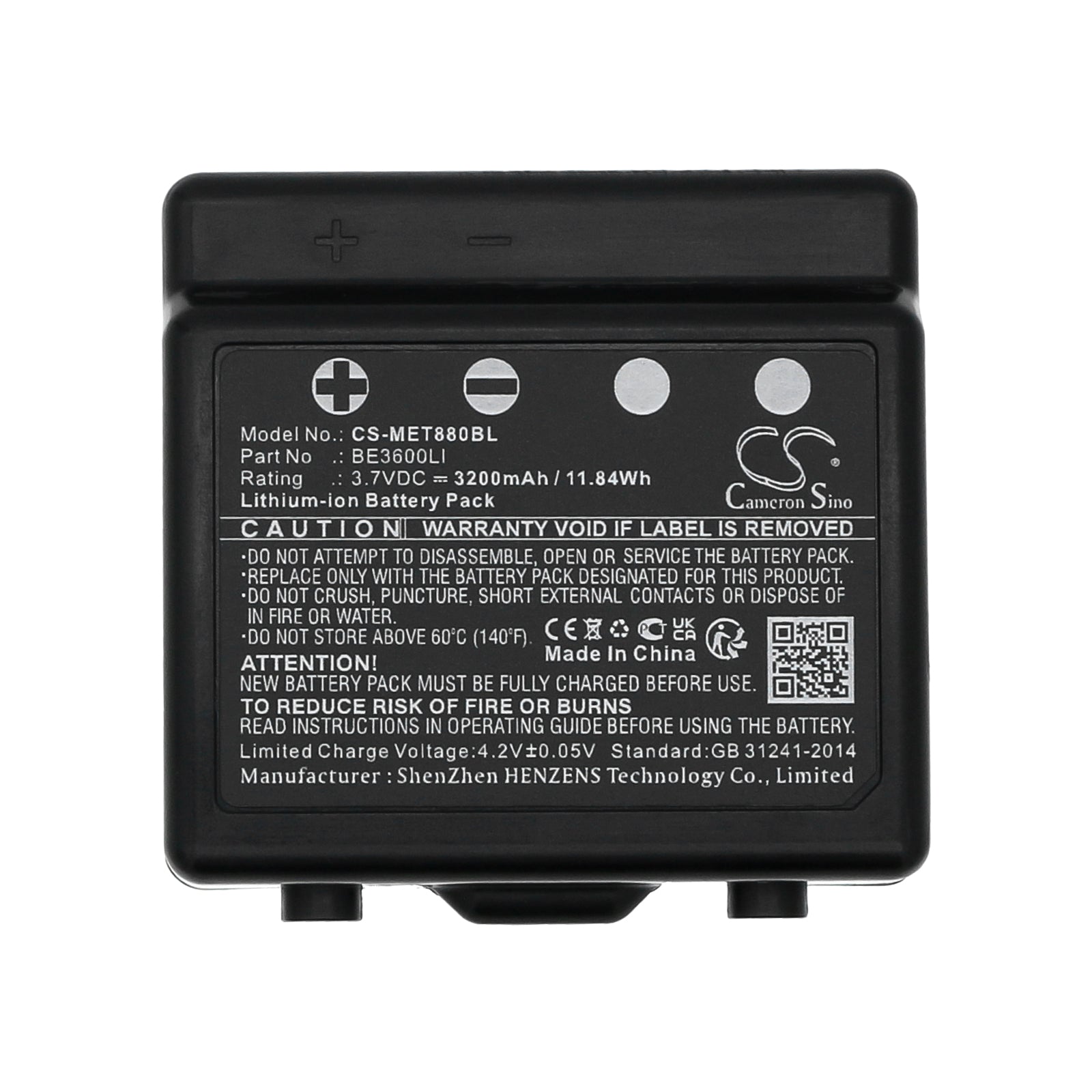 Li-ion, Crane Remote Control Battery fits Imet Ares2, Kron, 3.7V, 3200mAh Crane Remote Control Cameron Sino Technology Limited