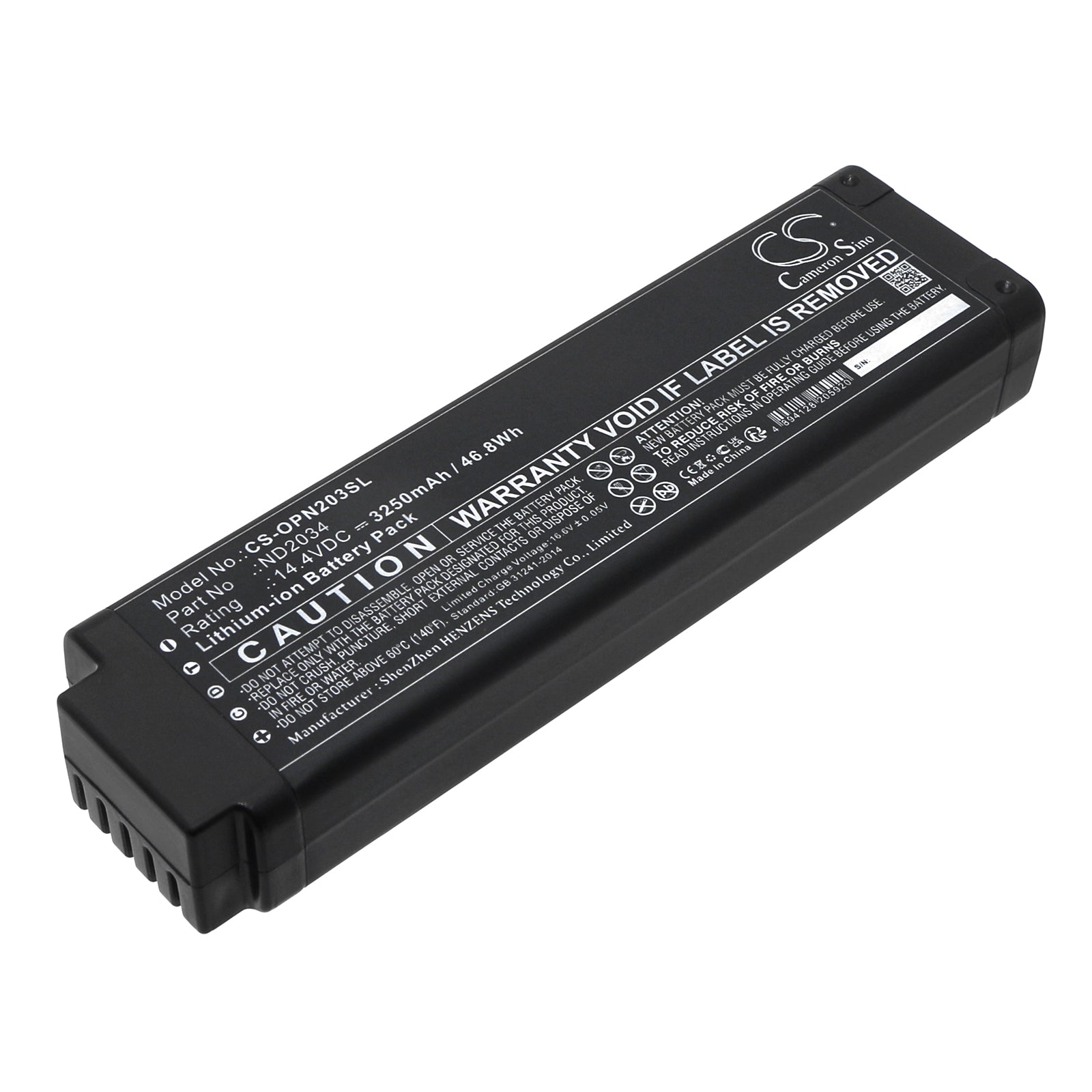 Li-ion, Equipment, Survey, Test Battery fits Olympus Vanta Analyzers Handheld Spect, 14.4V, 3250mAh Equipment, Survey, Test Cameron Sino Technology Limited