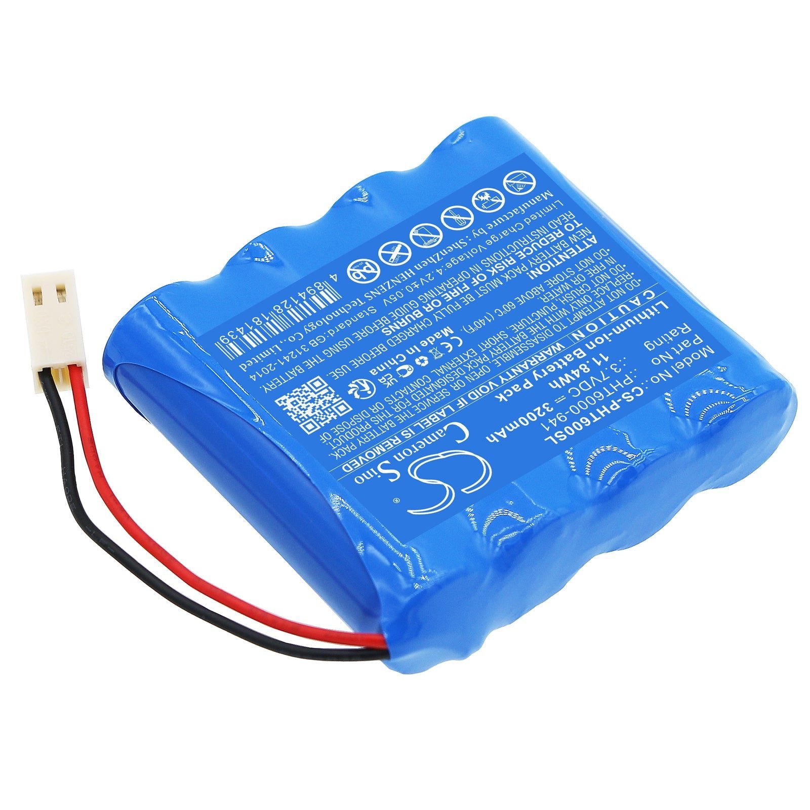 Li-ion, Equipment, Survey, Test Battery fits Phase Phase Ii, Pht6000, 3.7V, 3200mAh Equipment, Survey, Test Cameron Sino Technology Limited