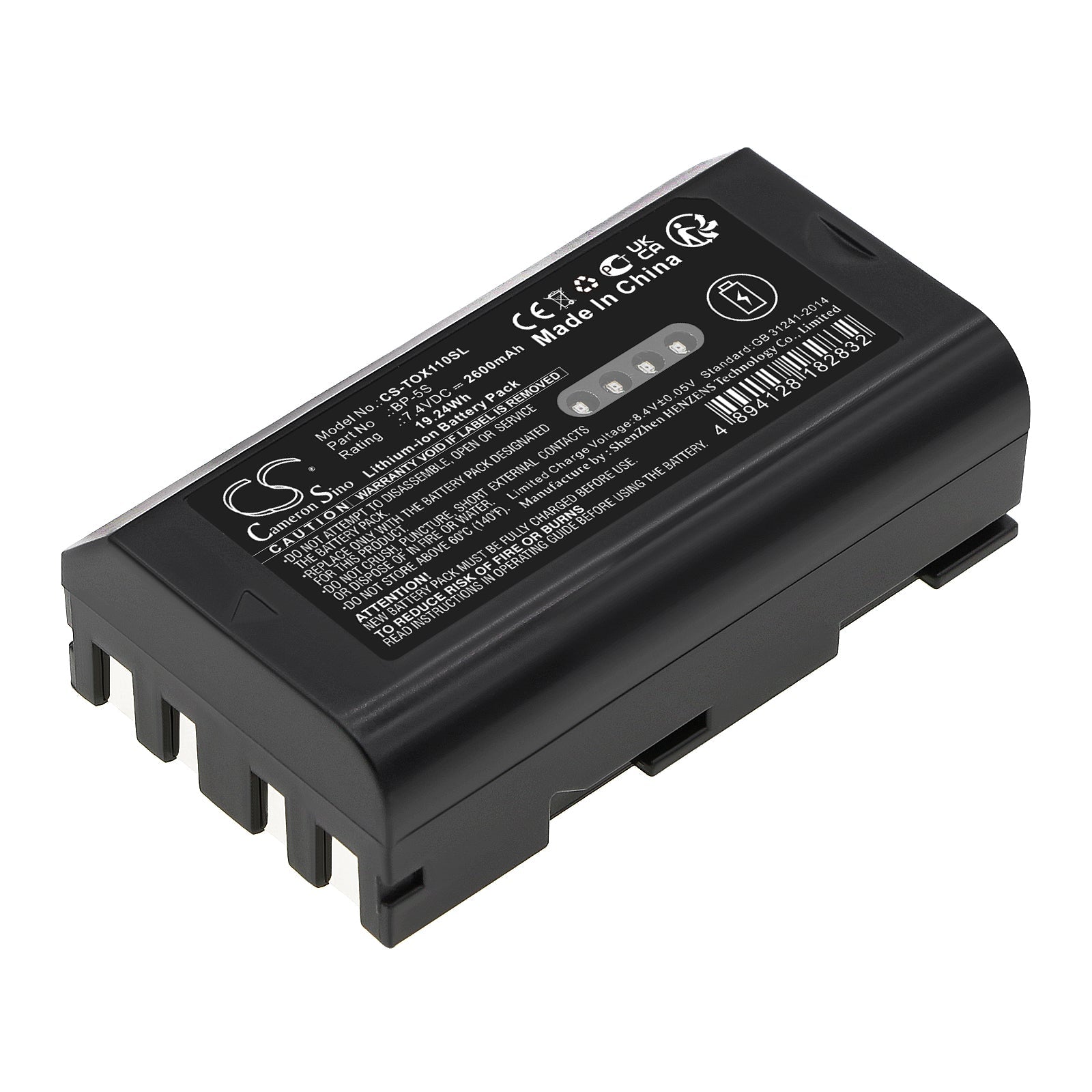 Li-ion, Equipment, Survey, Test Battery fits Qianxun Q600 Gnss, Topcon Stonex Unistrong, 7.4V, 2600mAh Equipment, Survey, Test Cameron Sino Technology Limited