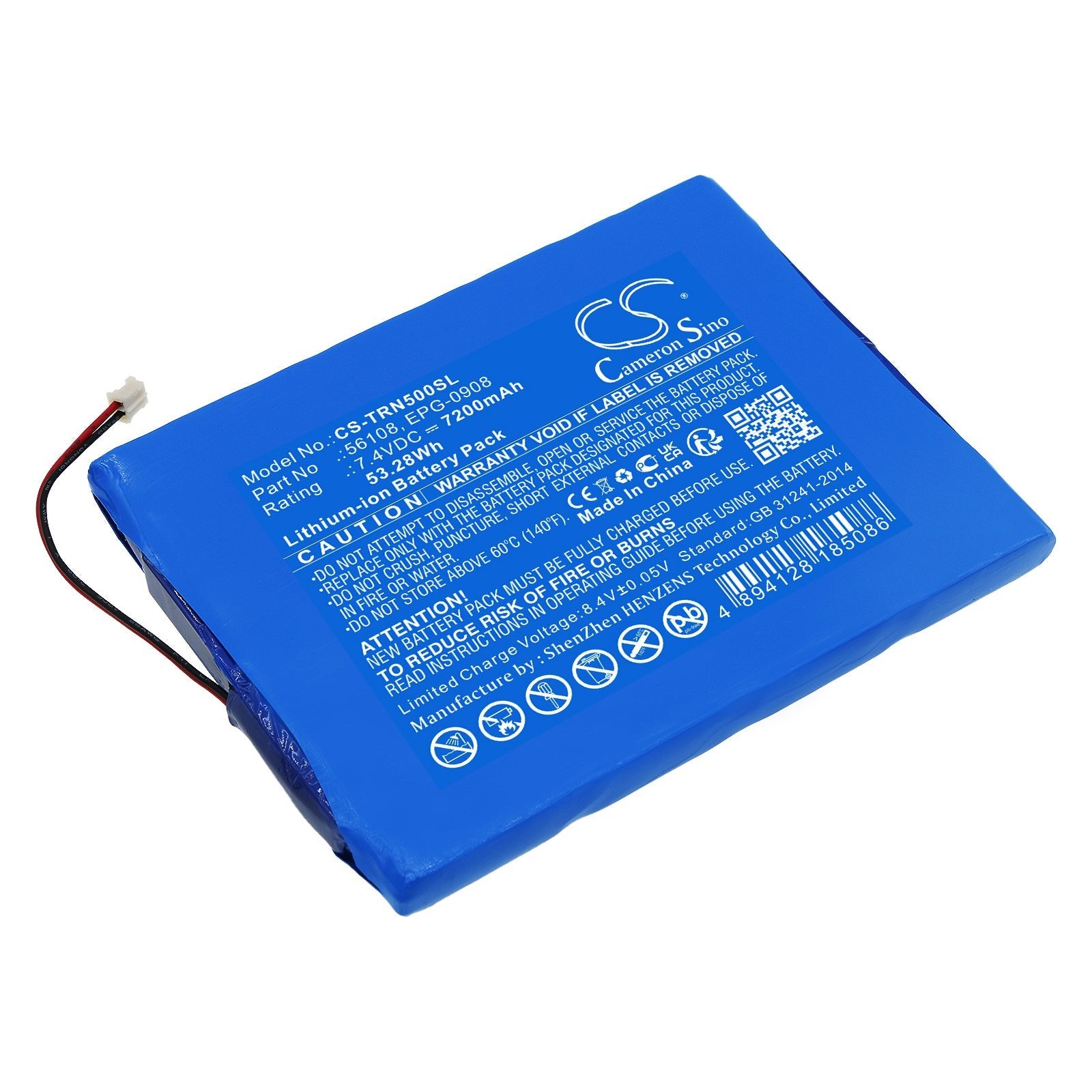 Li-ion, Equipment, Survey, Test Battery fits Trimble 67668-20, Gps Net R5, 7.4V, 7200mAh Equipment, Survey, Test Cameron Sino Technology Limited