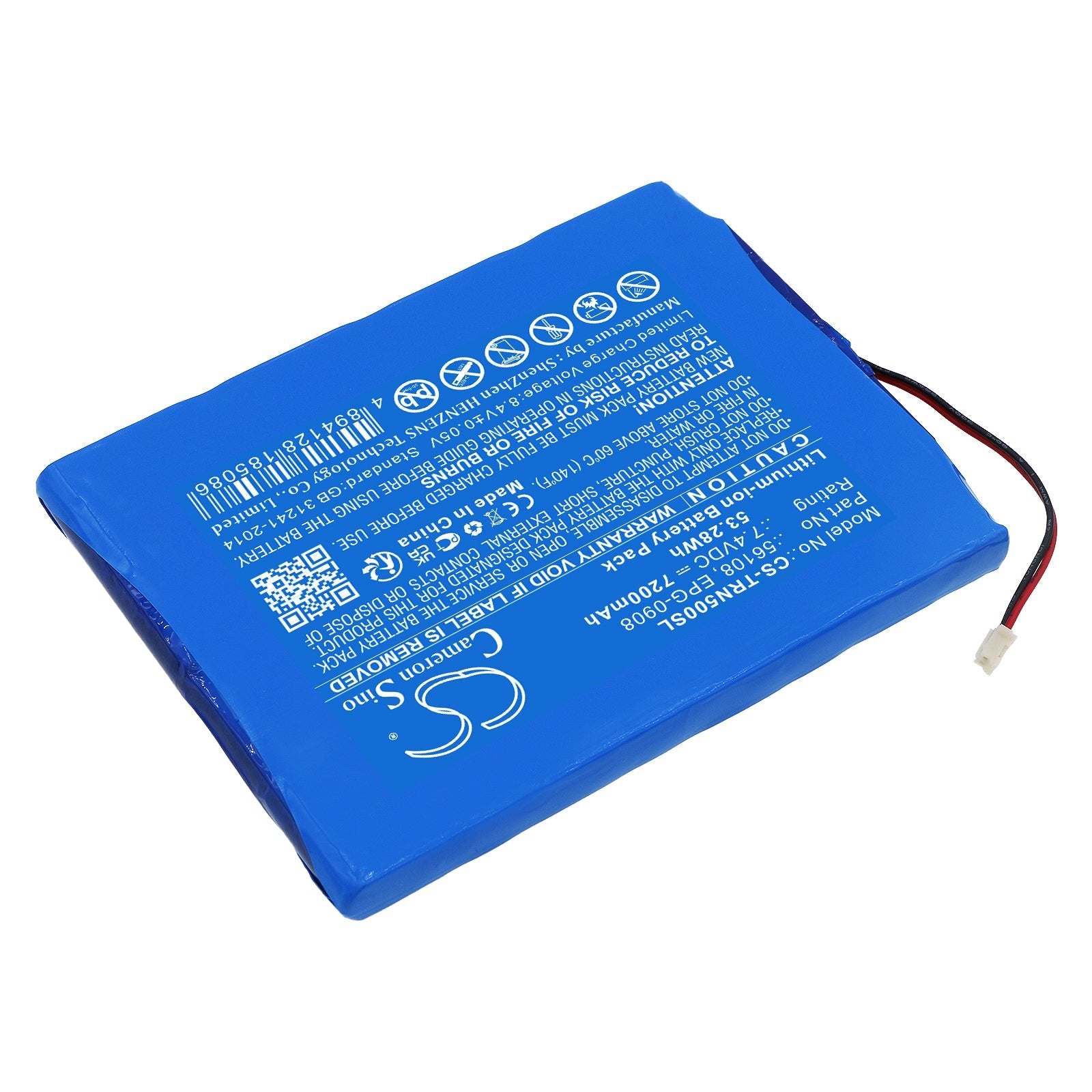 Li-ion, Equipment, Survey, Test Battery fits Trimble 67668-20, Gps Net R5, 7.4V, 7200mAh Equipment, Survey, Test Cameron Sino Technology Limited