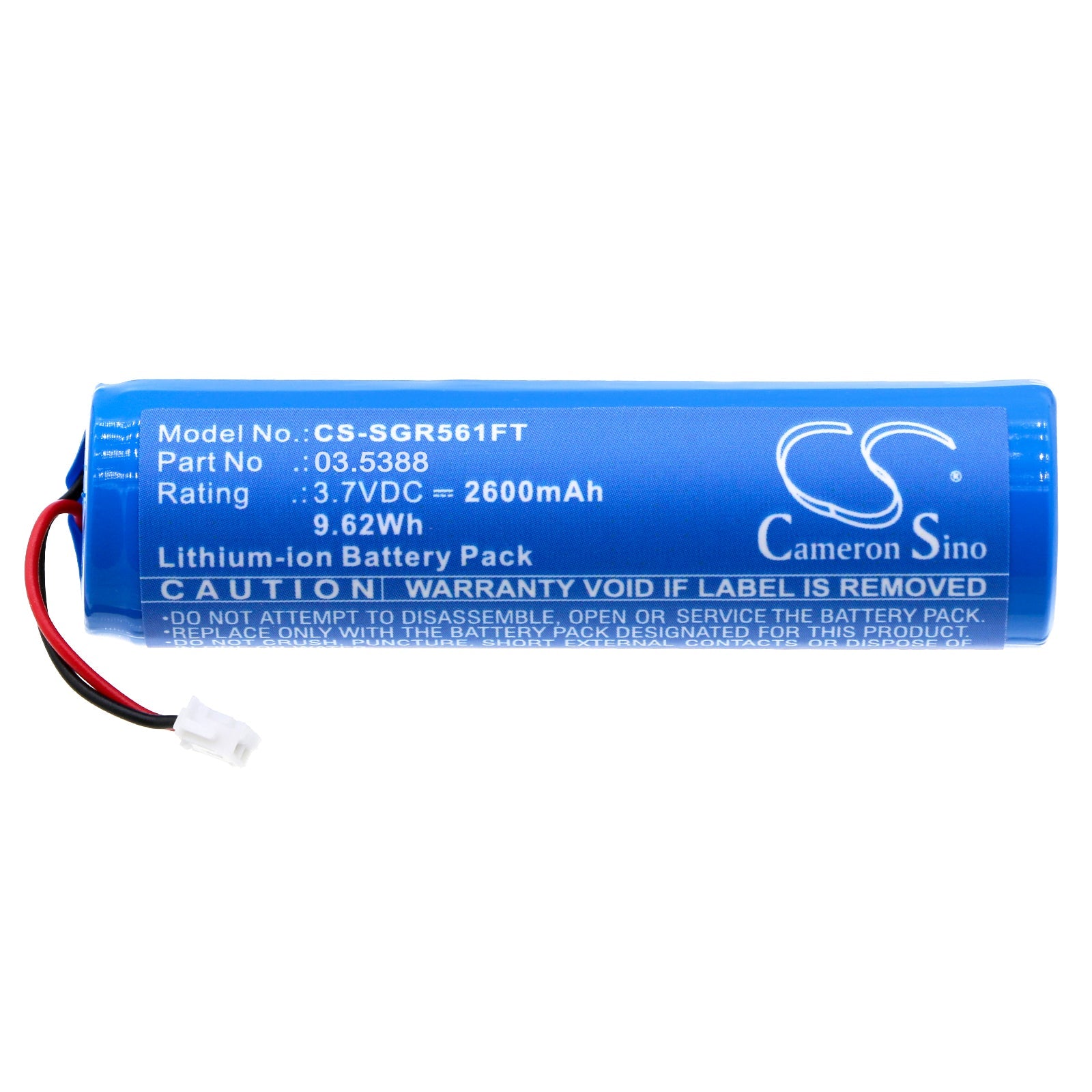 Li-ion, Flashlight Battery fits Scangrip 03.5612, Slim, 3.7V, 2600mAh Flashlight Cameron Sino Technology Limited