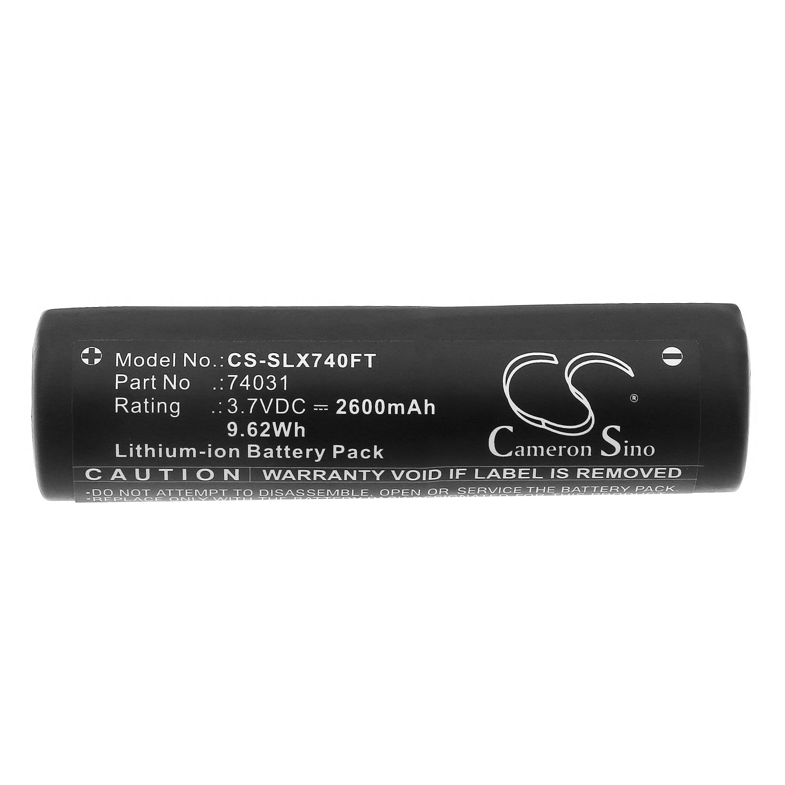 Li-ion, Flashlight Battery fits Streamlight Junior Luxeon, Protac Hl Usb, 3.7V, 2600mAh Flashlight Cameron Sino Technology Limited