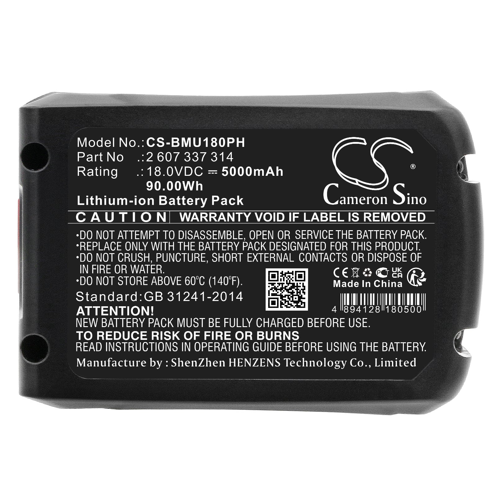 Li-ion, Gardening Tools Battery fits Bosch Advancedcut 18, Advancedglue 18v, 18.0V, 5000mAh Gardening Tools Cameron Sino Technology Limited