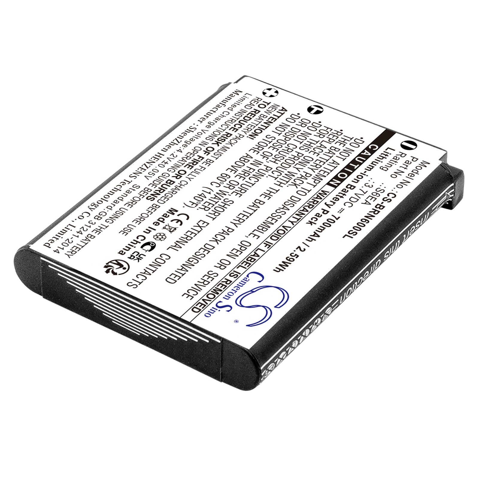 Li-ion, GPS, Navigator Battery fits Bosch Nyon, Nyon Bordcomputer, 3.7V, 700mAh GPS, Navigator Cameron Sino Technology Limited