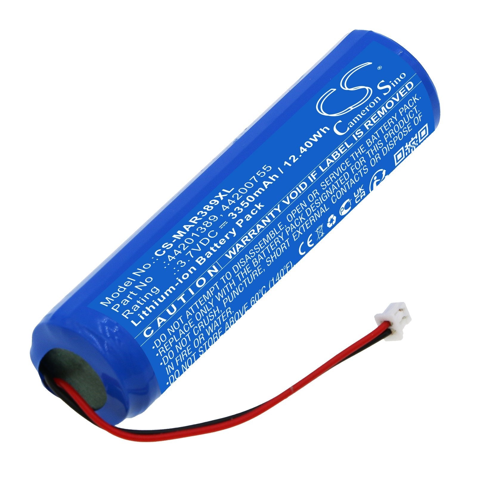Li-ion, GPS, Navigator Battery fits Mares Genius Air, Icon Genius, 3.7V, 3350mAh GPS, Navigator Cameron Sino Technology Limited