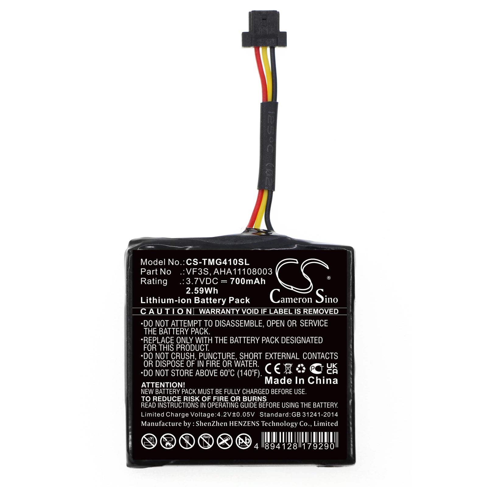 Li-ion, GPS, Navigator Battery fits Tomtom Star 40, Star 40 Euro, 3.7V, 700mAh GPS, Navigator Cameron Sino Technology Limited