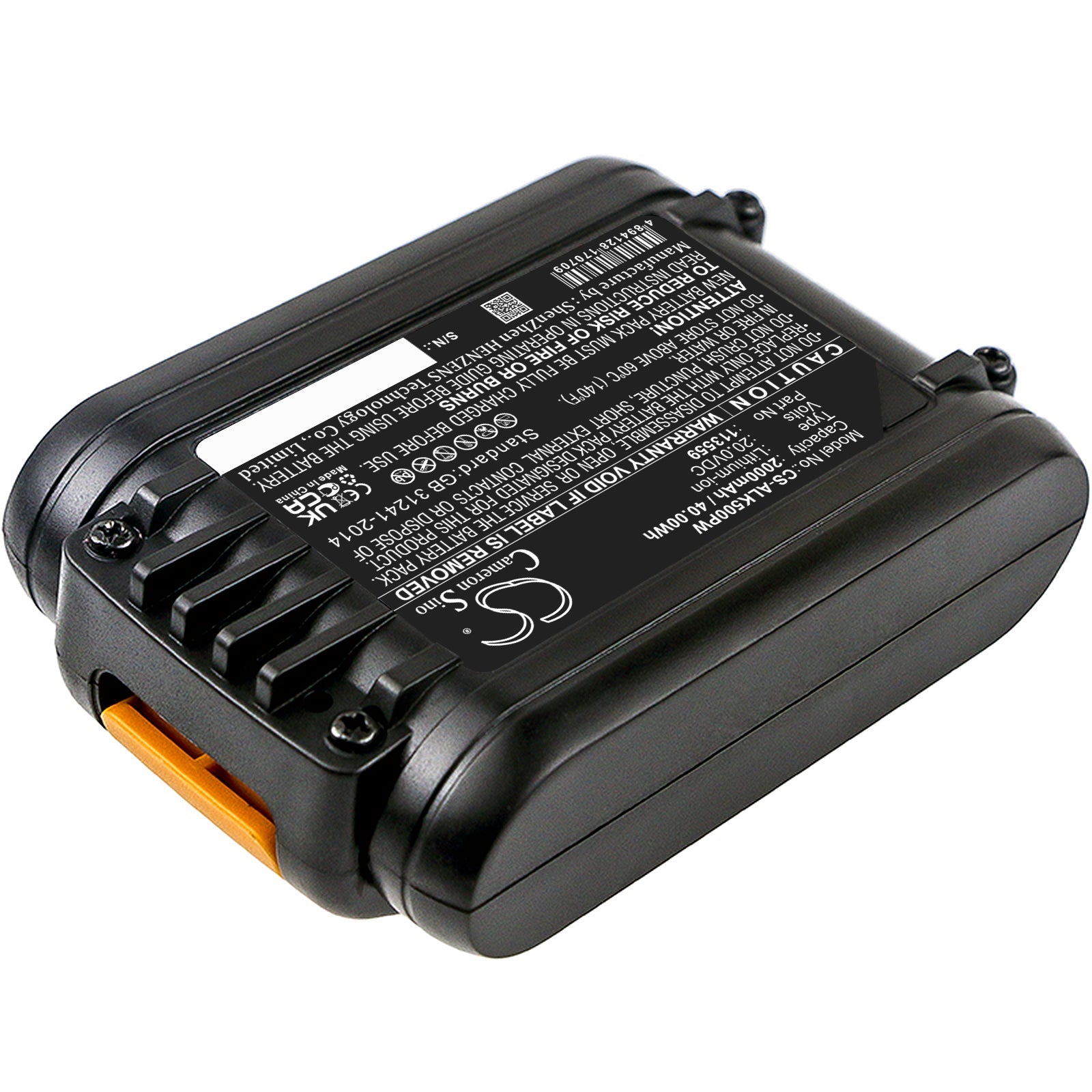 Li-ion, Lawn Mowers Battery fits Al-ko 34.8 Li Lawn Mover, Csa 2020 (113538), 20.0V, 2000mAh Lawn Mowers Cameron Sino Technology Limited