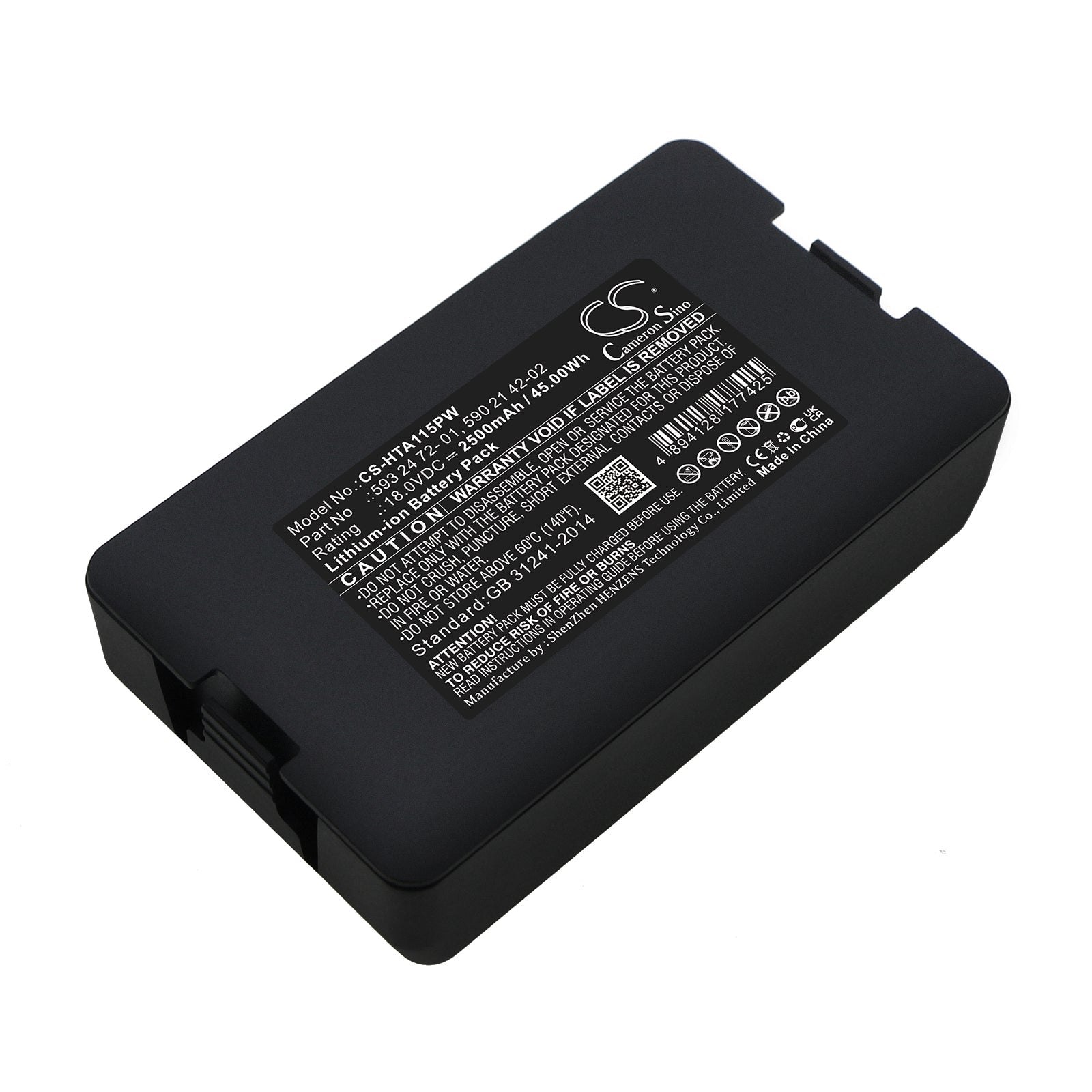 Li-ion, Lawn Mowers Battery fits Flymo Easilife 200, Easilife 350, 18.0V, 2500mAh Lawn Mowers Cameron Sino Technology Limited