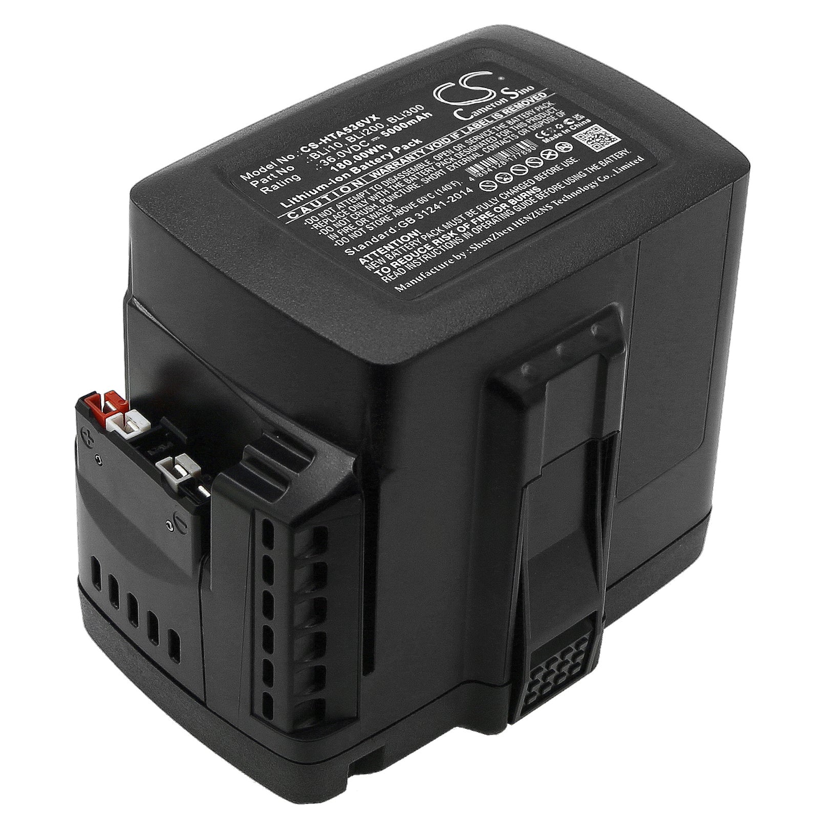 Li-ion, Lawn Mowers Battery fits Husqvarna 110il, 115ihd45, 36.0V, 5000mAh Lawn Mowers Cameron Sino Technology Limited