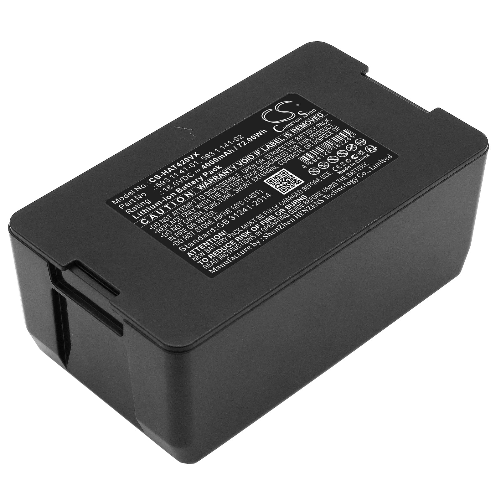 Li-ion, Lawn Mowers Battery fits Husqvarna Automower 320 2013, Automower 320 2014, 18.0V, 4000mAh Lawn Mowers Cameron Sino Technology Limited