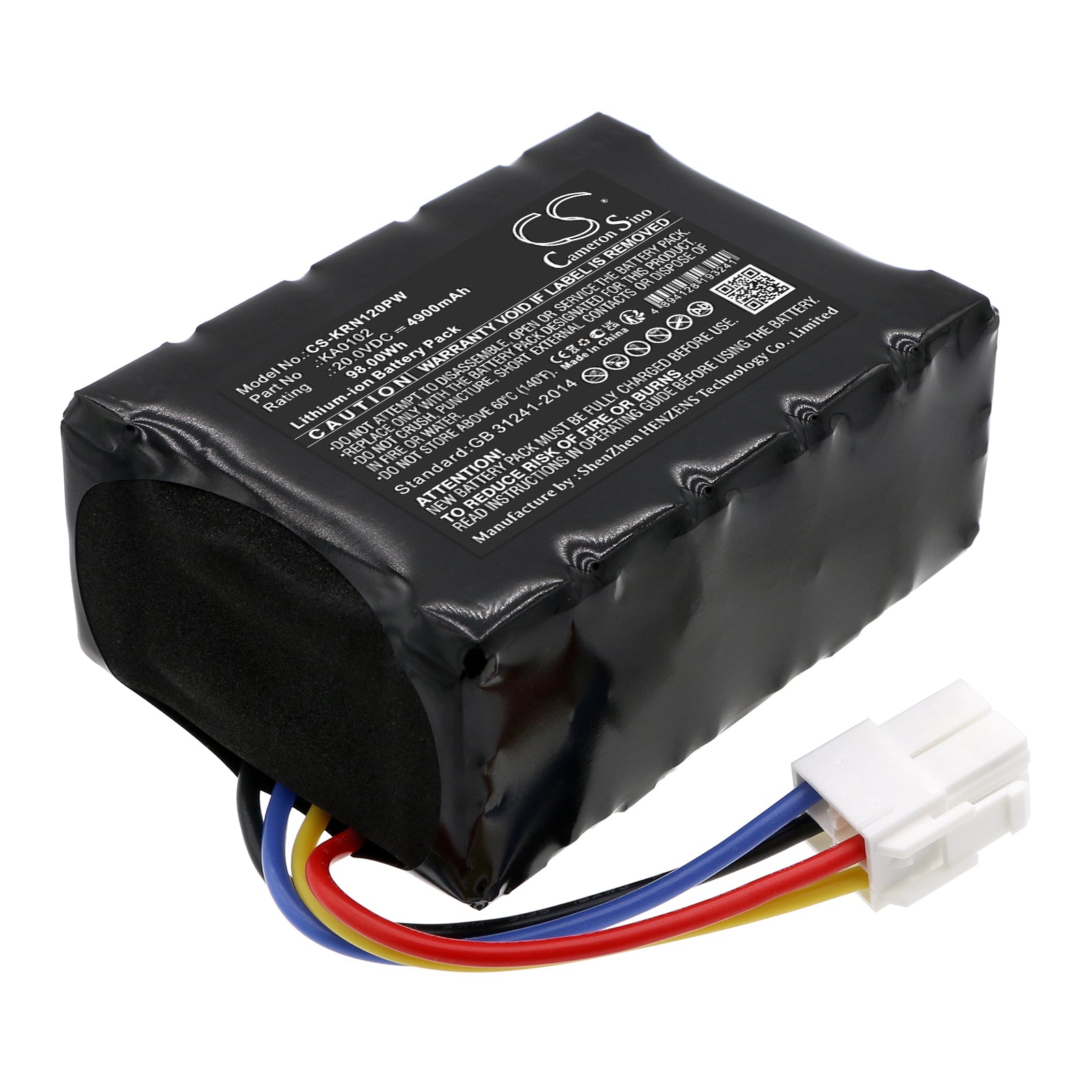 Li-ion, Lawn Mowers Battery fits Kress Kr110, Kr111, 20.0V, 4900mAh Lawn Mowers Cameron Sino Technology Limited