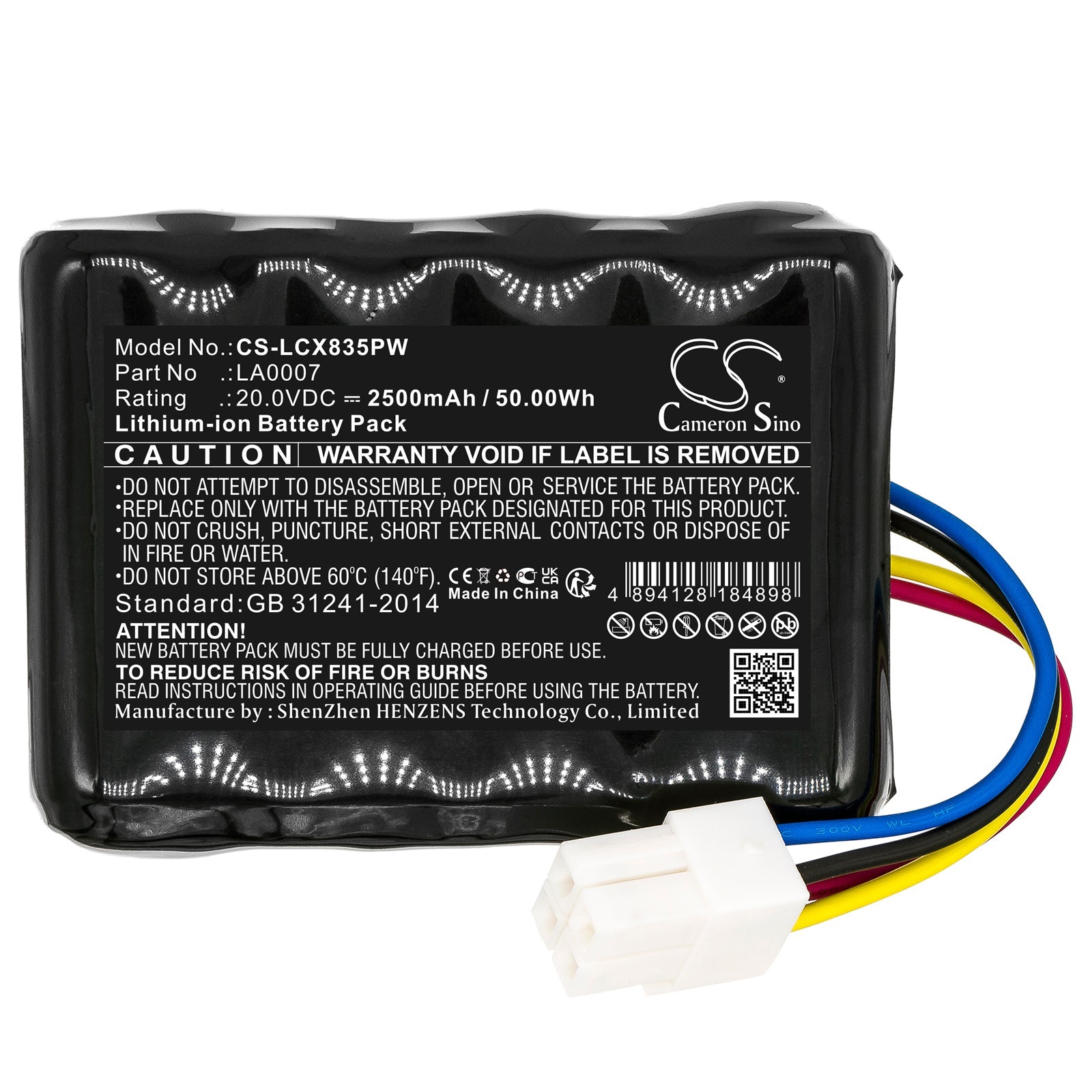 Li-ion, Lawn Mowers Battery fits Landxcape Cr208e, Lx810i, 20.0V, 2500mAh Lawn Mowers Cameron Sino Technology Limited